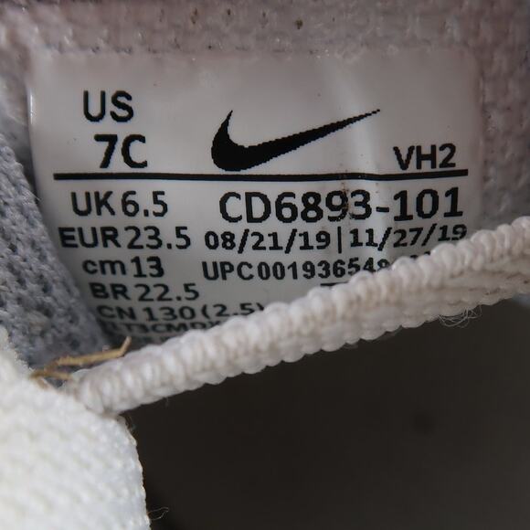 Nike Shoes Baby Toddler 7C Air Max Excee TD Sneaker Lace Up Trainer Casual Kids - Picture 11 of 11